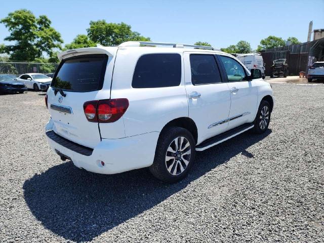 5TDJY5G10JS158619 - 2018 TOYOTA SEQUOIA LIMITED WHITE photo 4