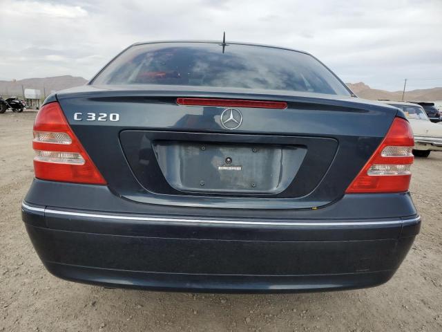 WDBRF64J72F191121 - 2002 MERCEDES-BENZ C 320 BLUE photo 6