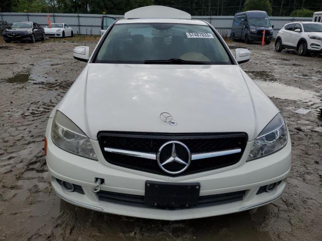 WDDGF81X38F133356 - 2008 MERCEDES-BENZ C 300 4MATIC WHITE photo 5