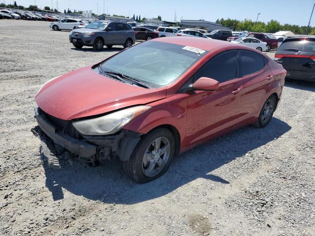 KMHDH4AE1DU709882 - 2013 HYUNDAI ELANTRA GLS RED photo 1