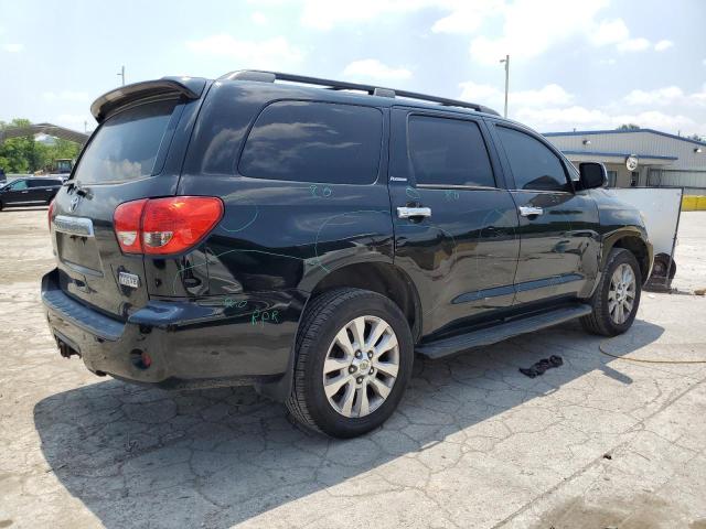 5TDBY67A58S003665 - 2008 TOYOTA SEQUOIA PLATINUM BLACK photo 3