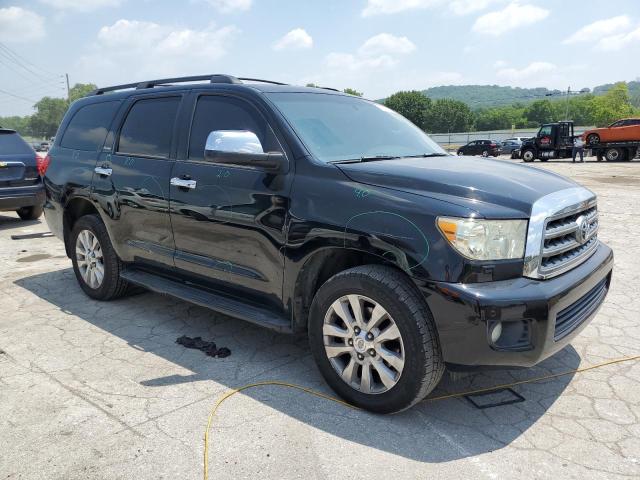 5TDBY67A58S003665 - 2008 TOYOTA SEQUOIA PLATINUM BLACK photo 4