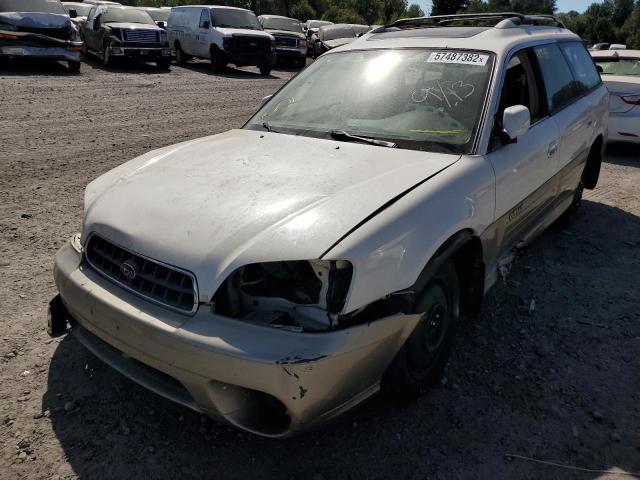 4S3BH686637613331 - 2003 SUBARU LEGACY OUTBACK LIMITED WHITE photo 2