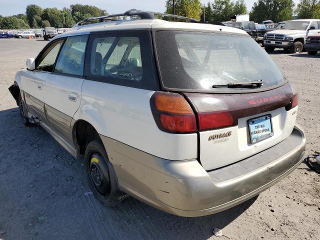 4S3BH686637613331 - 2003 SUBARU LEGACY OUTBACK LIMITED WHITE photo 3