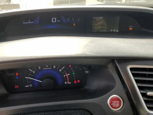 2HGFB2F95FH510551 - 2015 HONDA CIVIC EXL მუქწითელი ფოტო 9