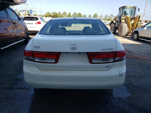 1HGCM56834A034642 - 2004 HONDA ACCORD EX WHITE photo 6