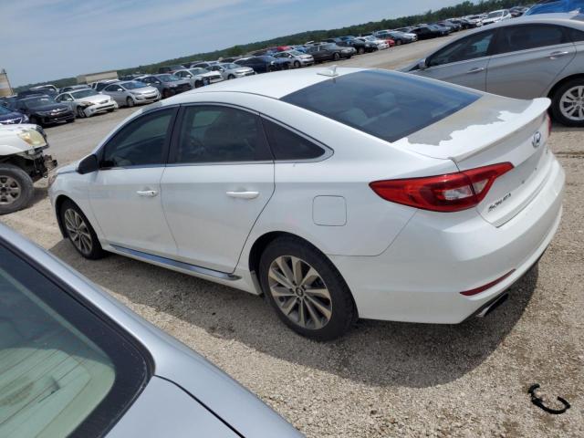 5NPE34AF1FH053079 - 2015 HYUNDAI SONATA SPORT WHITE photo 2