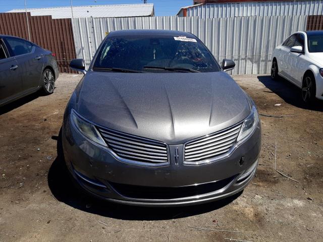 3LN6L2LU3FR625878 - 2015 LINCOLN MKZ HYBRID GRAY photo 5