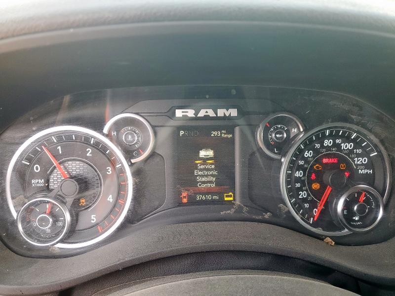 3C6UR5DL9NG441175 - 2022 RAM 2500 BIG HORN/LONE STAR WHITE photo 9