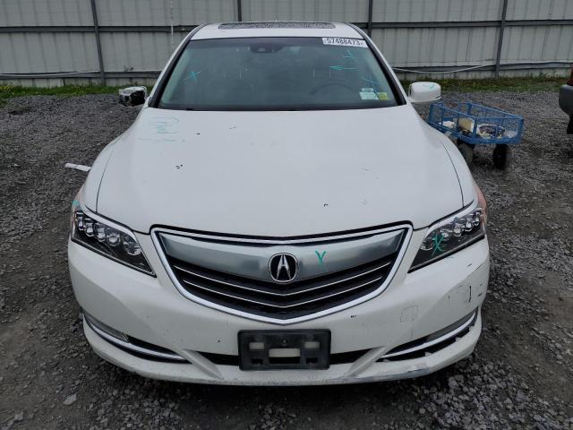 JH4KC1F57GC000884 - 2016 ACURA RLX TECH WHITE photo 5