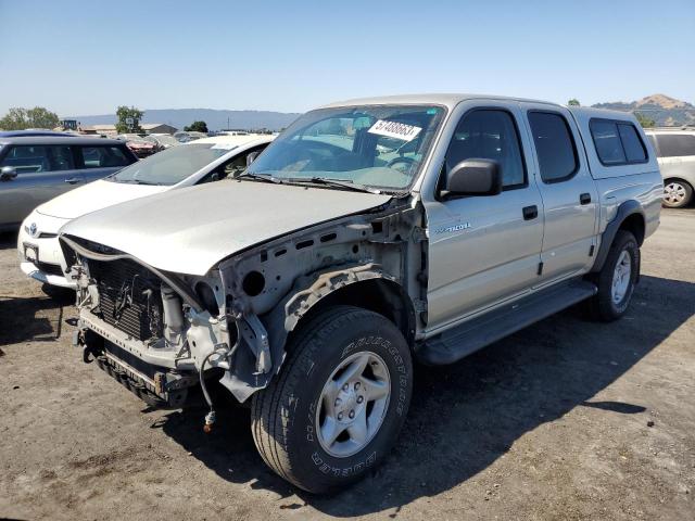 5TEGN92N71Z859391 - 2001 TOYOTA TACOMA DOUBLE CAB PRERUNNER SILVER photo 1