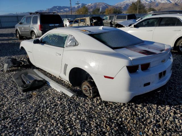 2G1FC1E32D9144583 - 2013 CHEVROLET CAMARO LT WHITE photo 3