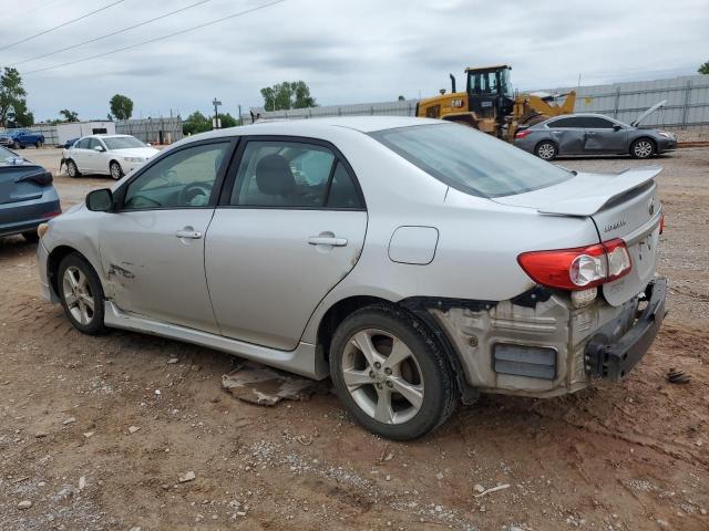 5YFBU4EE1DP142524 - 2013 TOYOTA COROLLA BASE SILVER photo 2