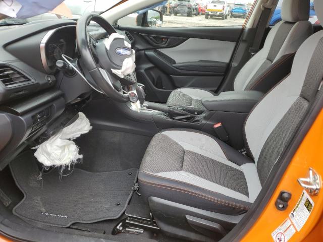 JF2GTABC9JH302703 - 2018 SUBARU CROSSTREK PREMIUM Naranja foto 7