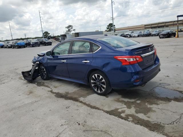 3N1AB7AP6JY292704 - 2018 NISSAN SENTRA S Синий фото 2