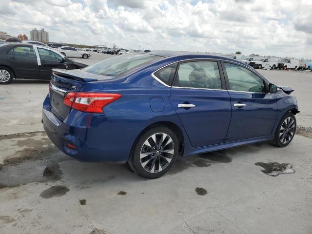 3N1AB7AP6JY292704 - 2018 NISSAN SENTRA S Синий фото 3