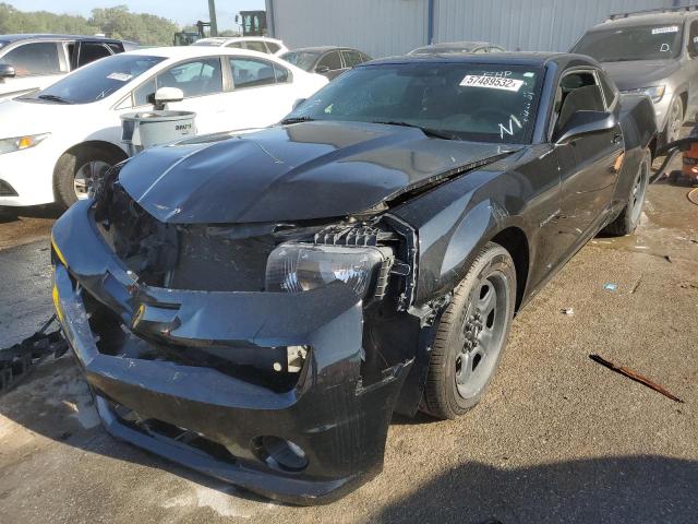 2G1FE1E30D9221493 - 2013 CHEVROLET CAMARO LS BLACK photo 2