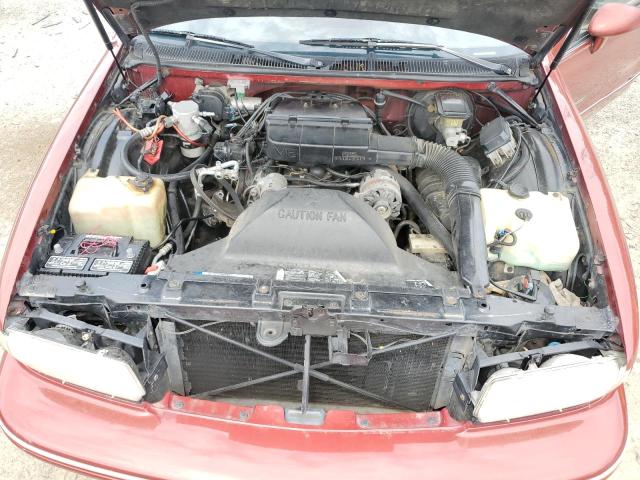 1G1BN53EXNR152894 - 1992 CHEVROLET CAPRICE CLASSIC LTZ RED photo 11