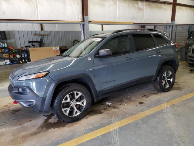 1C4PJMBS4EW156323 - 2014 JEEP CHEROKEE TRAILHAWK GRAY photo 1