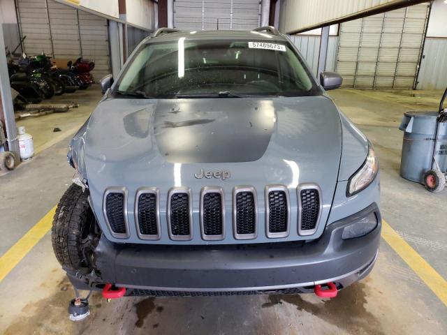 1C4PJMBS4EW156323 - 2014 JEEP CHEROKEE TRAILHAWK GRAY photo 5