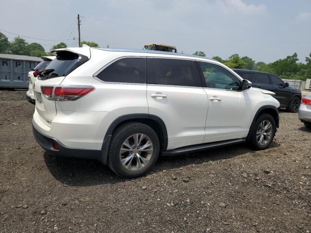 5TDJKRFH0FS096749 - 2015 TOYOTA HIGHLANDER XLE 白色 照片 3
