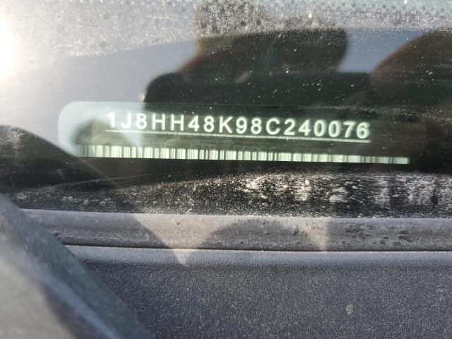 1J8HH48K98C240076 - 2008 JEEP COMMANDER SPORT შავი ფოტო 13