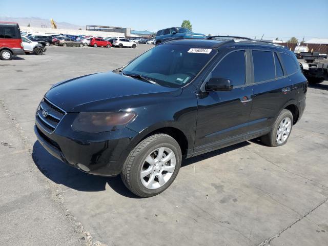 5NMSH13E67H064617 - 2007 HYUNDAI SANTA FE SE BLACK photo 1