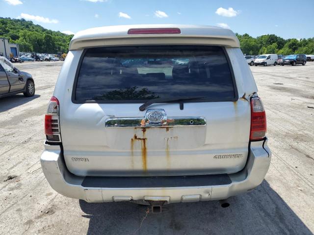 JTEBU14R88K018057 - 2008 TOYOTA 4RUNNER SR5 SILVER photo 6