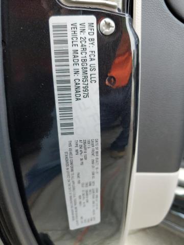 2C4RC1BG8MR579975 - 2021 CHRYSLER PACIFICA TOURING L 黑色 照片 13