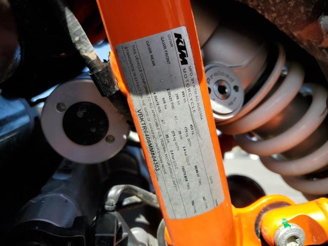 VBKTR6408MM804303 - 2021 KTM 890 ADVENTURE R ორფეროვანი ფოტო 9