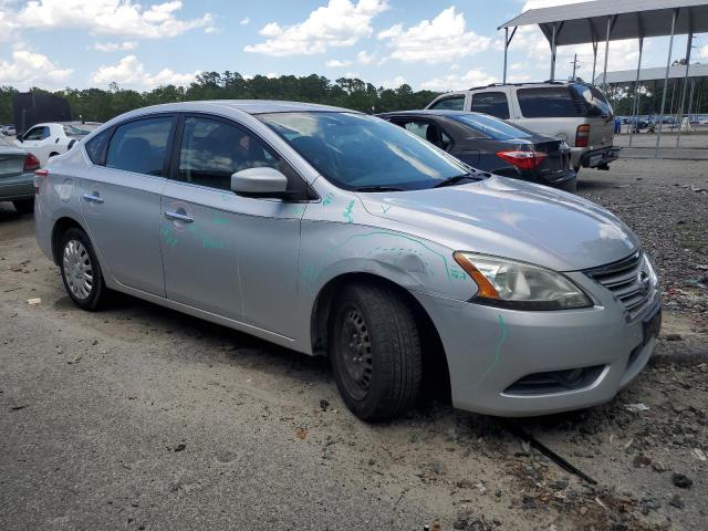 3N1AB7AP1EL632070 - 2014 NISSAN SENTRA S SILVER photo 4