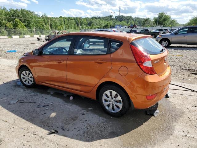 KMHCT5AE8FU200424 - 2015 HYUNDAI ACCENT GS ORANGE photo 2