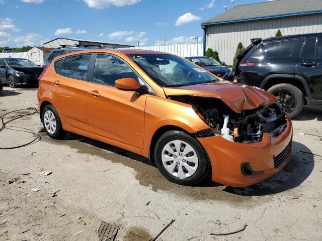 KMHCT5AE8FU200424 - 2015 HYUNDAI ACCENT GS ORANGE photo 4