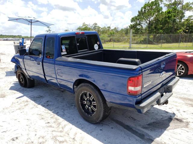 1FTYR14U38PA40166 - 2008 FORD RANGER SUPER CAB BLUE photo 2