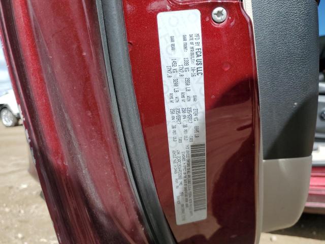 2C4RC1BGXHR592068 - 2017 CHRYSLER PACIFICA TOURING L RED photo 13