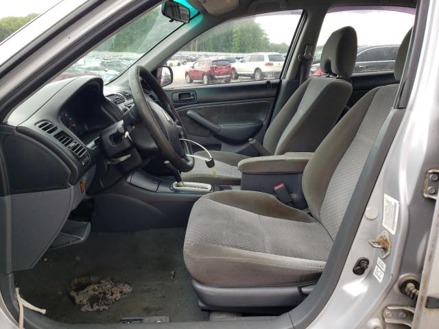 2HGES16304H552883 - 2004 HONDA CIVIC DX VP ვერცხლისფერი ფოტო 7