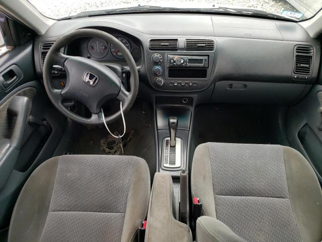 2HGES16304H552883 - 2004 HONDA CIVIC DX VP ვერცხლისფერი ფოტო 8