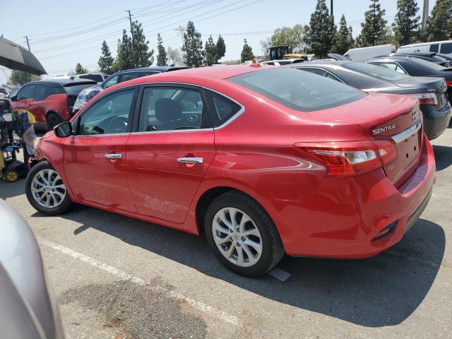 3N1AB7AP8JL647028 - 2018 NISSAN SENTRA S RED photo 2