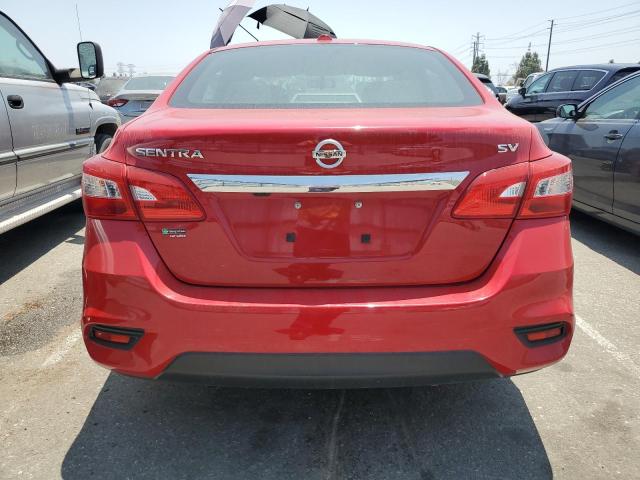 3N1AB7AP8JL647028 - 2018 NISSAN SENTRA S RED photo 6