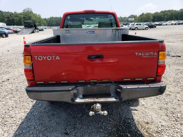 5TENM92N24Z452447 - 2004 TOYOTA TACOMA PRERUNNER RED photo 6