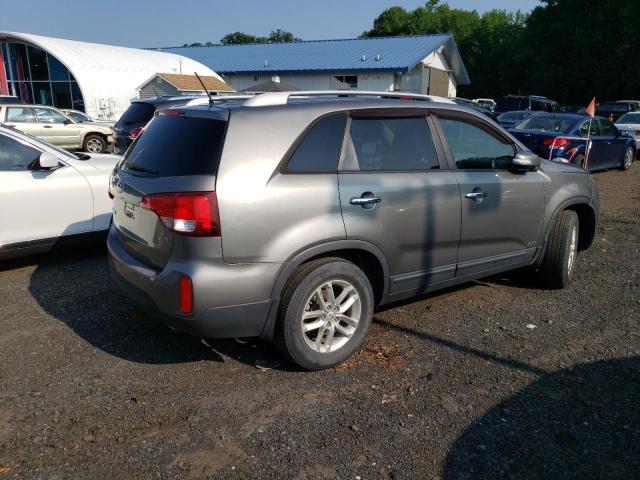 5XYKTDA74FG567298 - 2015 KIA SORENTO LX GRAY photo 3