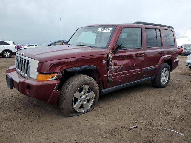 1J8HG48N07C636909 - 2007 JEEP COMMANDER RED photo 1