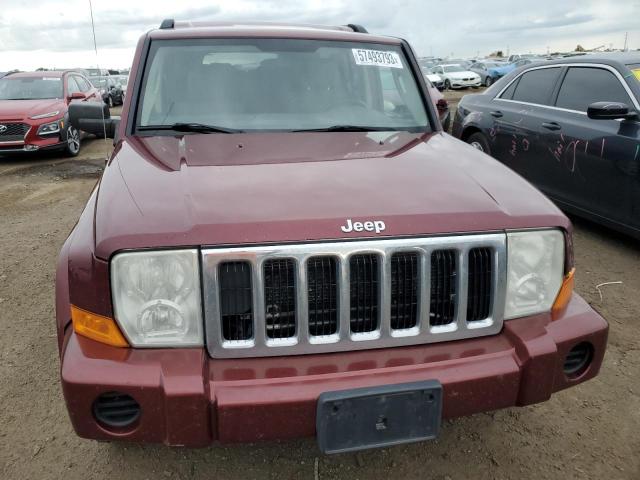 1J8HG48N07C636909 - 2007 JEEP COMMANDER RED photo 5