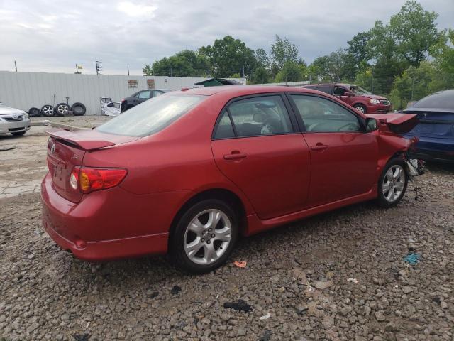 1NXBU4EE1AZ251141 - 2010 TOYOTA COROLLA BASE RED photo 3