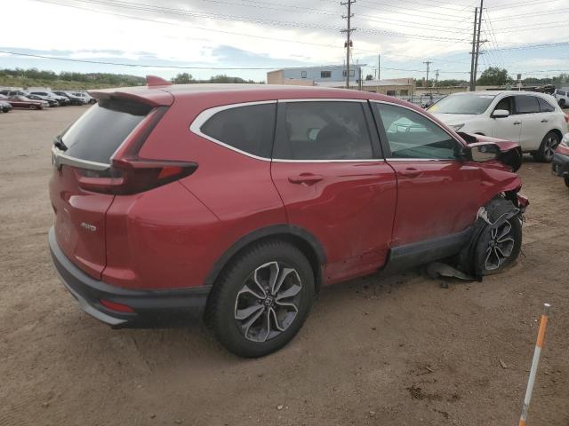 2HKRW2H51MH669792 - 2021 HONDA CR-V EX RED photo 3