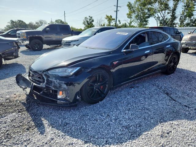 5YJSA1H16EFP42985 - 2014 TESLA MODEL S BLACK photo 1