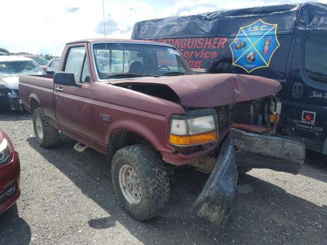 1FTEF14Y2TLB50379 - 1996 FORD F150 RED photo 4