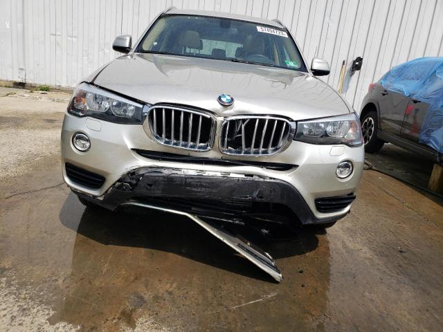 5UXWX9C52F0D48698 - 2015 BMW X3 XDRIVE28I CREAM photo 5