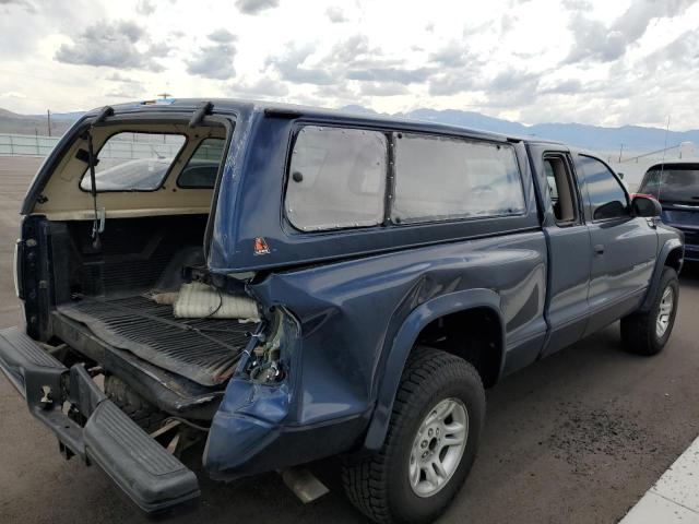 1B7GG32N62S659504 - 2002 DODGE DAKOTA SPORT BLUE photo 3