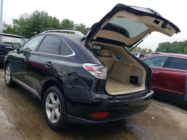 2T2BK1BA5CC129145 - 2012 LEXUS RX 350 BLACK photo 2